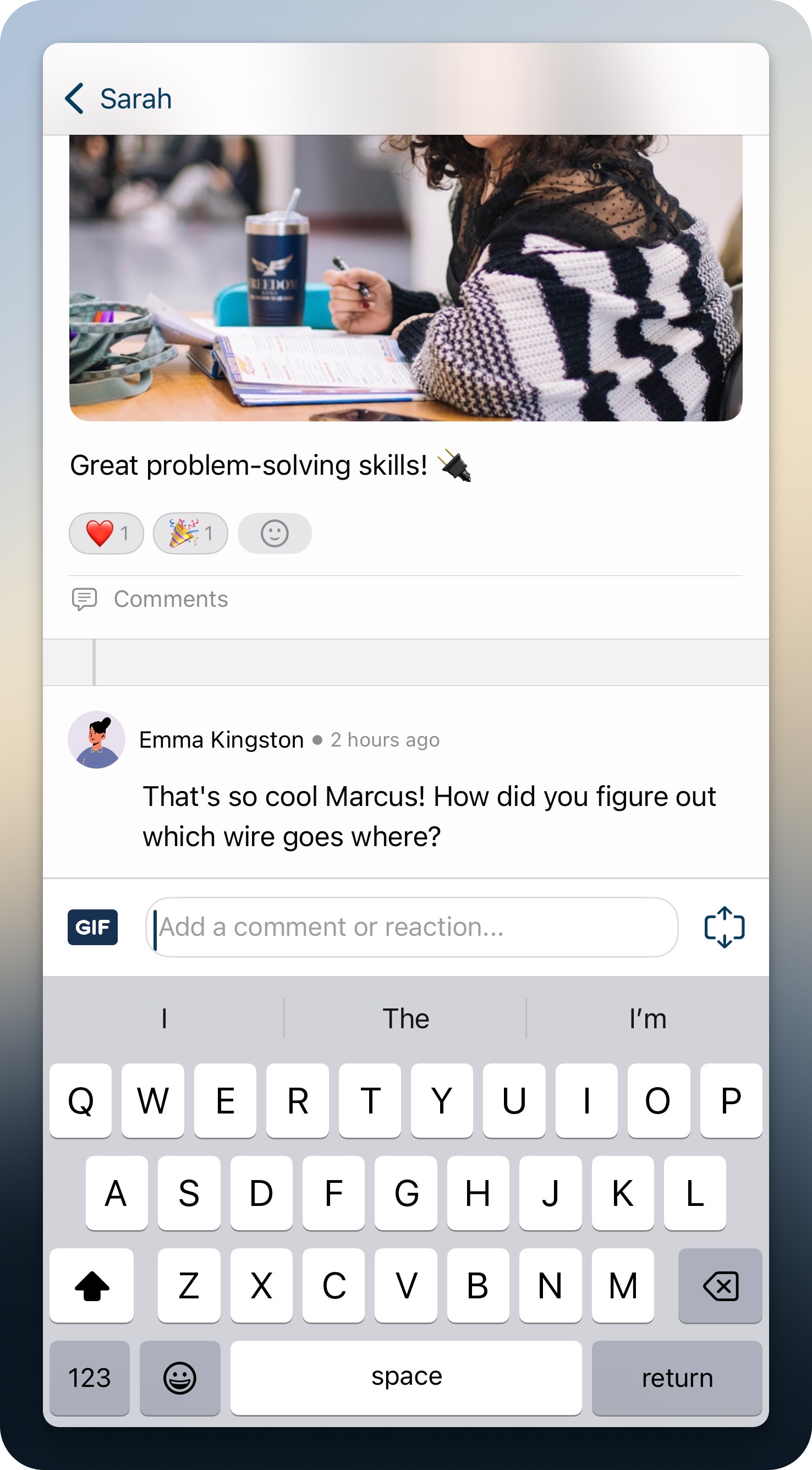 Schoolbox Discussions