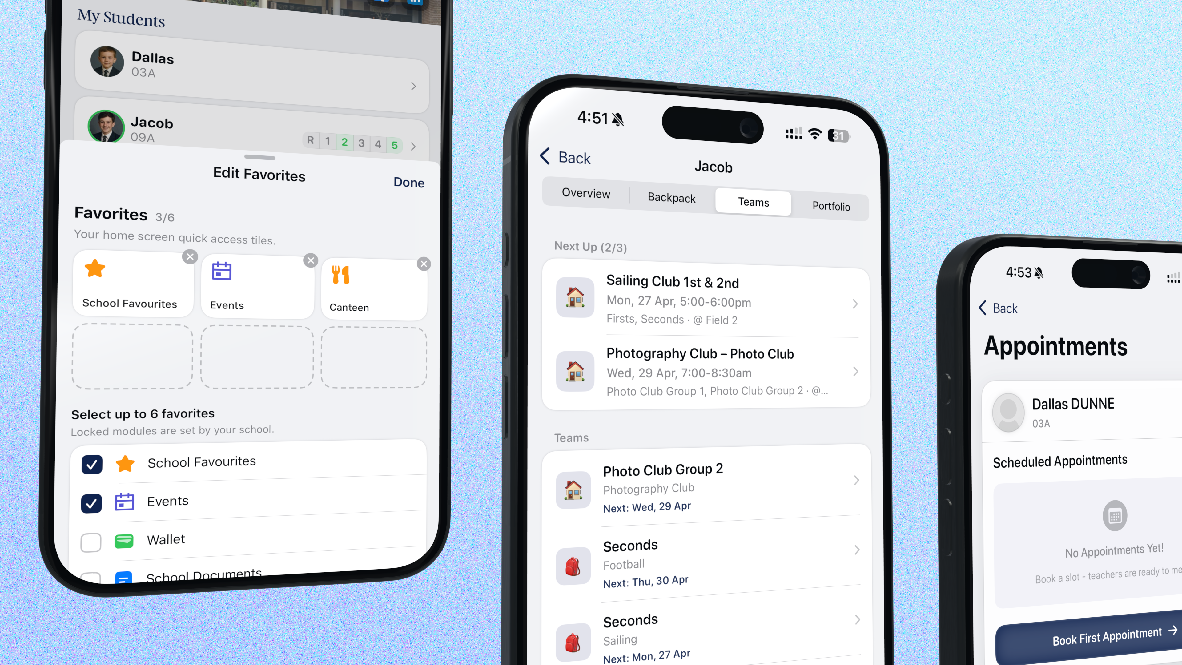May 2026 release highlights — Edit Favourites, student backpack with Teams, and PTI Appointments